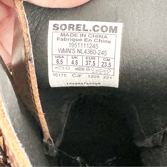 NEW SOREL JOAN OF ARCTIC WEDGE III LACE BOOT SIZE 6.5 - Picture 7 of 16